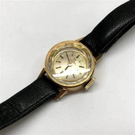 omega gold ladies watch gold bracelet|14k gold ladies watches.